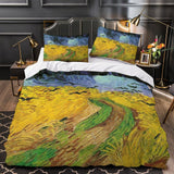 Charger l'image dans la visionneuse de la galerie, Van Gogh Painting Duvet Cover Pattern Bedding Set Without Filler