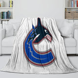Charger l&#39;image dans la visionneuse de la galerie, Vancouver Canucks Blanket Flannel Throw Kids Room Decoration