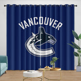 Load image into Gallery viewer, Vancouver Canucks Curtains Blackout Window Drapes Room Decoration