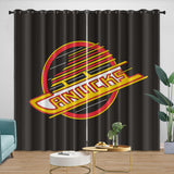 Load image into Gallery viewer, Vancouver Canucks Curtains Blackout Window Drapes Room Decoration
