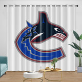 Load image into Gallery viewer, Vancouver Canucks Curtains Blackout Window Drapes Room Decoration