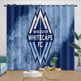 Load image into Gallery viewer, Vancouver Whitecaps FC Curtains Blackout Window Drapes Room Decoration