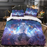 Charger l&#39;image dans la visionneuse de la galerie, Vocaloid Miku Hatsune Bedding Set Duvet Cover Without Filler