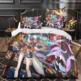 Charger l&#39;image dans la visionneuse de la galerie, Vocaloid Miku Hatsune Bedding Set Duvet Cover Without Filler