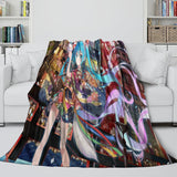 Load image into Gallery viewer, Vocaloid Miku Hatsune Blanket Flannel Fleece Throw Room Decoration