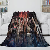 Charger l&#39;image dans la visionneuse de la galerie, WWE Pattern Blanket Flannel Throw Kids Room Decoration