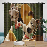 Charger l&#39;image dans la visionneuse de la galerie, Wallace Gromit Curtains Blackout Window Drapes Room Decoration