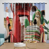 Charger l&#39;image dans la visionneuse de la galerie, Wallace Gromit Curtains Blackout Window Drapes Room Decoration