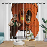 Charger l&#39;image dans la visionneuse de la galerie, Wallace Gromit Curtains Blackout Window Drapes Room Decoration