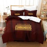 Charger l&#39;image dans la visionneuse de la galerie, Washington Commanders Bedding Set Duvet Cover Without Filler