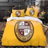 Charger l&#39;image dans la visionneuse de la galerie, Washington Commanders Bedding Set Duvet Cover Without Filler