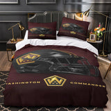 Charger l&#39;image dans la visionneuse de la galerie, Washington Commanders Bedding Set Duvet Cover Without Filler