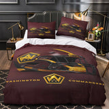 Charger l&#39;image dans la visionneuse de la galerie, Washington Commanders Bedding Set Duvet Cover Without Filler