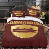 Charger l&#39;image dans la visionneuse de la galerie, Washington Commanders Bedding Set Duvet Cover Without Filler