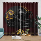 Load image into Gallery viewer, Washington Commanders Curtains Blackout Window Drapes Room Decoration