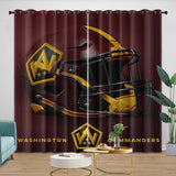 Load image into Gallery viewer, Washington Commanders Curtains Blackout Window Drapes Room Decoration