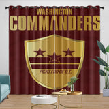 Load image into Gallery viewer, Washington Commanders Curtains Blackout Window Drapes Room Decoration