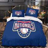 Charger l&#39;image dans la visionneuse de la galerie, Washington Nationals Bedding Set Quilt Cover Without Filler