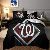 Charger l&#39;image dans la visionneuse de la galerie, Washington Nationals Bedding Set Quilt Cover Without Filler