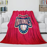 Charger l&#39;image dans la visionneuse de la galerie, Washington Nationals Blanket Flannel Throw Room Decoration