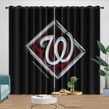 Load image into Gallery viewer, Washington Nationals Curtains Blackout Window Drapes Room Decoration
