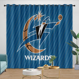 Load image into Gallery viewer, Washington Wizards Curtains Blackout Window Drapes Room Decoration