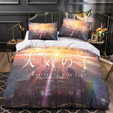 Charger l&#39;image dans la visionneuse de la galerie, Weathering With You Bedding Set Quilt Duvet Cover Without Filler