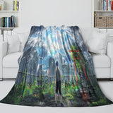 Charger l&#39;image dans la visionneuse de la galerie, Weathering With You Blanket Flannel Throw Room Decoration
