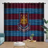 Load image into Gallery viewer, West Ham United Curtains Blackout Window Drapes Room Decoration