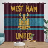 Load image into Gallery viewer, West Ham United Curtains Blackout Window Drapes Room Decoration