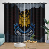 Load image into Gallery viewer, West Ham United Curtains Blackout Window Drapes Room Decoration