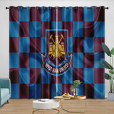 Load image into Gallery viewer, West Ham United Curtains Blackout Window Drapes Room Decoration