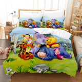 Charger l&#39;image dans la visionneuse de la galerie, Winnie the Pooh Bedding Set Kids Quilt Cover Without Filler
