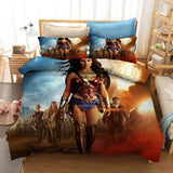 Charger l'image dans la visionneuse de la galerie, Wonder Woman Duvet Cover Pattern Bedding Set Without Filler