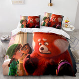 Load image into Gallery viewer, 2022 Cartoon Turning Red Bedding Set Quilt Duvet Cover Bedding Sets