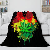 Load image into Gallery viewer, 420 Weed Plant Flannel Fleece Blanket