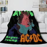 Charger l&#39;image dans la visionneuse de la galerie, ACDC Orchestra Soft Flannel Fleece Blanket Throw Wrap Nap Quilt Blanket