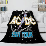 Charger l&#39;image dans la visionneuse de la galerie, ACDC Orchestra Soft Flannel Fleece Blanket Throw Wrap Nap Quilt Blanket