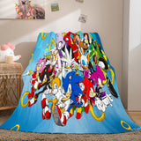 Load image into Gallery viewer, Adventures of Sonic the Hedgehog Blanket Flannel Throw