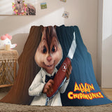 Load image into Gallery viewer, Alvin and the Chipmunks Flannel Fleece Blanket Soft Throw Quilt Blanket