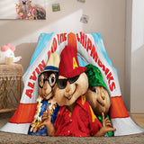 Load image into Gallery viewer, Alvin and the Chipmunks Flannel Fleece Blanket Soft Throw Quilt Blanket