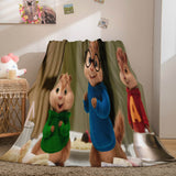 Load image into Gallery viewer, Alvin and the Chipmunks Flannel Fleece Blanket Soft Throw Quilt Blanket