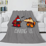 Load image into Gallery viewer, Among Us Cosplay Flannel Fleece Blanket Dunelm  Quilt Wrap Nap Blanket