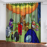 Load image into Gallery viewer, Among Us Curtains Blackout Window Treatments Drapes for Room Decoration