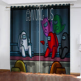 Load image into Gallery viewer, Among Us Curtains Blackout Window Treatments Drapes for Room Decoration