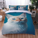 Load image into Gallery viewer, Animal Cute Cat Bedding Set Duvet Cover