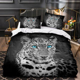 Load image into Gallery viewer, Animal Leopard Print Bedding Set Quilt Duvet Cover Throw Bedding Sets