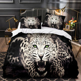 Load image into Gallery viewer, Animal Leopard Print Bedding Set Quilt Duvet Cover Throw Bedding Sets