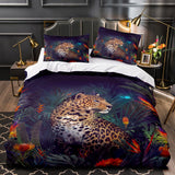 Load image into Gallery viewer, Animal Leopard Print Bedding Set Quilt Duvet Cover Throw Bedding Sets