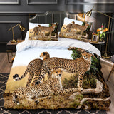 Load image into Gallery viewer, Animal Leopard Print Bedding Set Quilt Duvet Cover Throw Bedding Sets